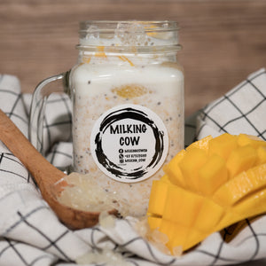 Mango Sago Pomelo Overnight Oats - milkingcowsg