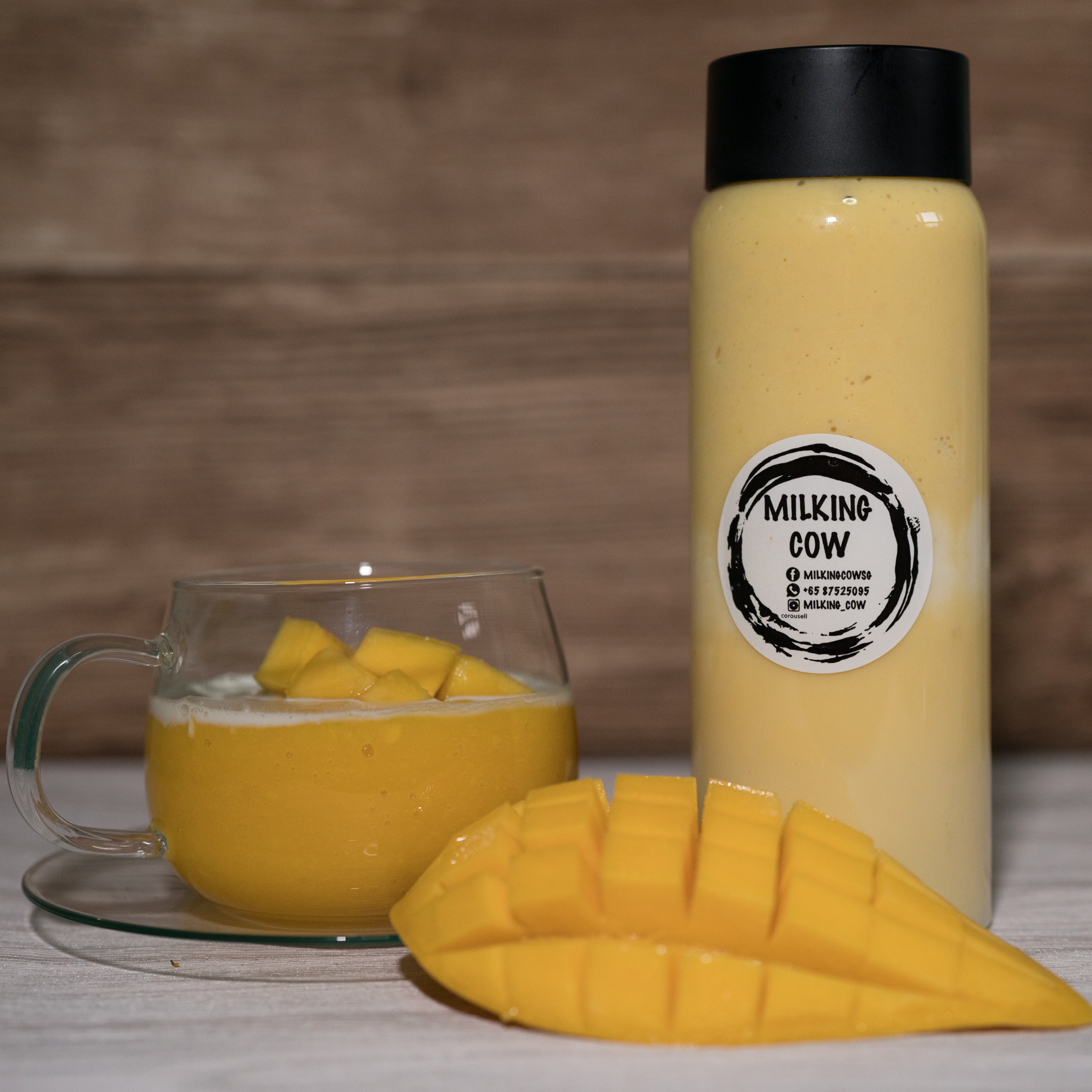 Mango Milkshake - milkingcowsg